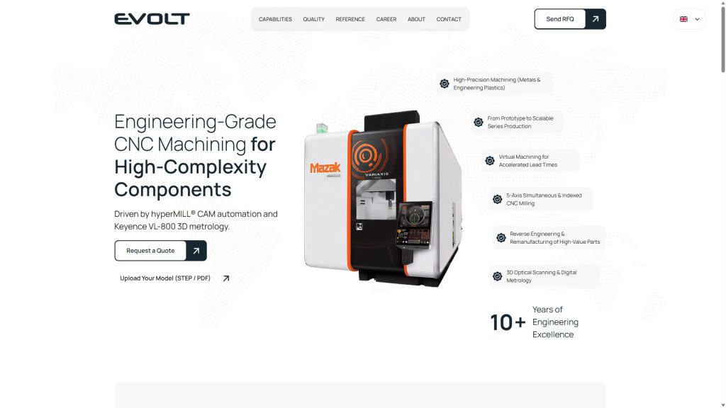 Evolt CNC Machining